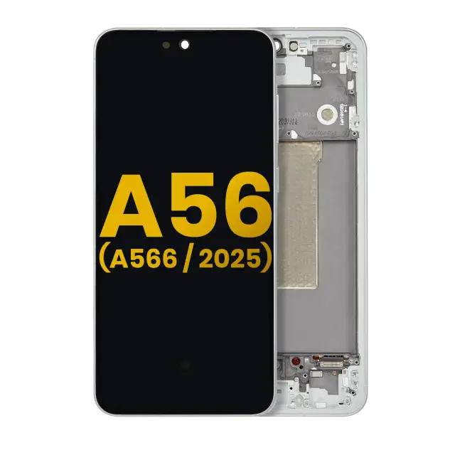Écran OLED avec châssis pour Samsung Galaxy A56 5G (A566 / 2025) (reconditionné, Olive)