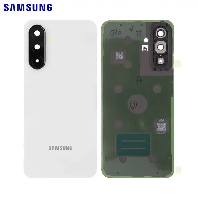 Vitre arrière pour Samsung Galaxy A26 5G (A266 / 2025) (pack service origine, blanc)