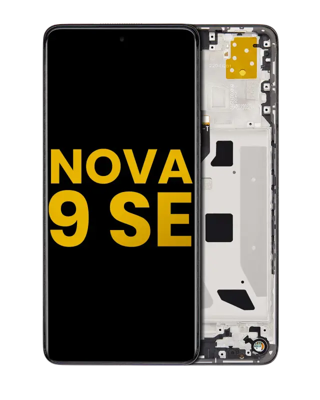 Écran LCD avec châssis pour Huawei Nova 9 SE (reconditionné, noir minuit)