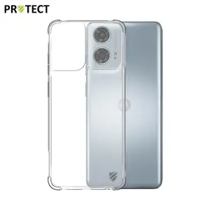 Coque Silicone Renforcée PROTECT pour Motorola Moto G04/Moto E14/Moto G04s Transparent