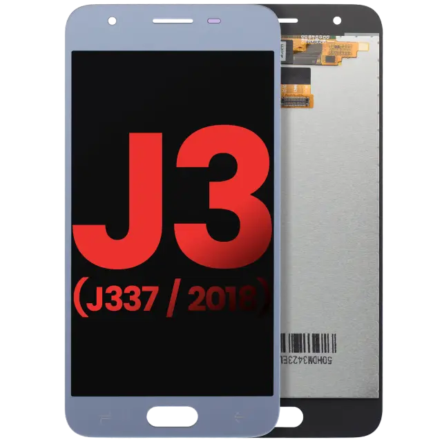 Écran pour Samsung Galaxy J3 Star / Aura / Amp Prime 3 (J337 / 2018) (compatible premium, bleu)