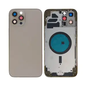 Coque de Réparation Apple iPhone 12 Pro Max (Without Parts) Or