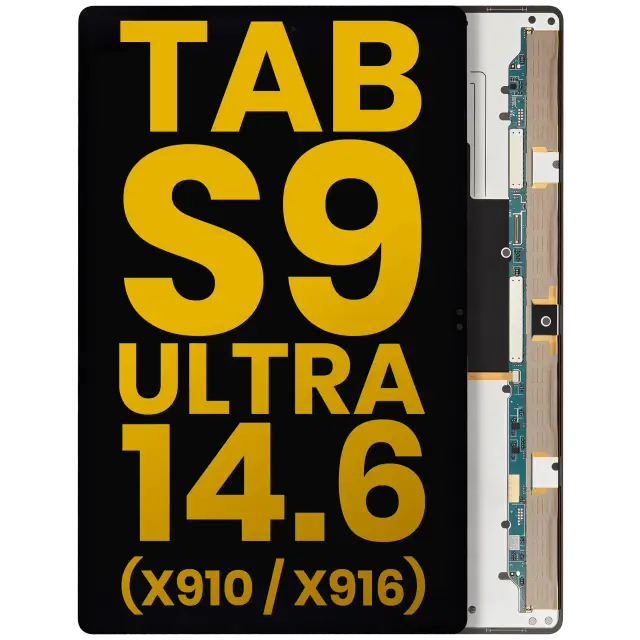 Écran OLED sans châssis pour Samsung Galaxy Tab S9 Ultra 14.6" (X910 / X916) (2023) (reconditionné, toutes couleurs)