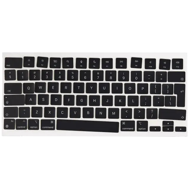 Jeu de touches pour Apple MacBook Air 13" (mi-2022 à mi-2024) / Pro 14" / Pro 16" — réf. 107182114238