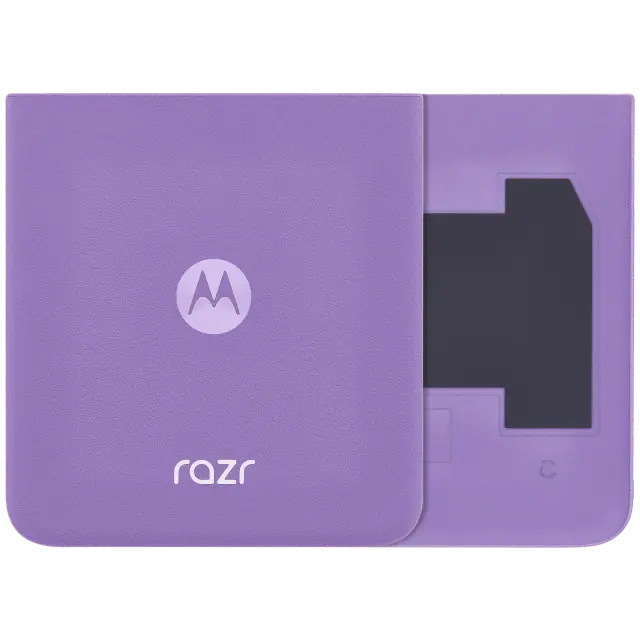 Cache arrière inférieur pour Motorola Razr / Razr 40 XT2323 (2023) (origine, Grape Compote)