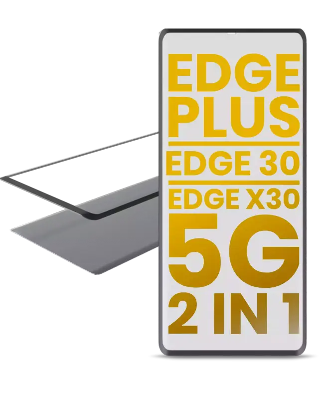 Vitre d’écran avec OCA pour Motorola Moto Edge Plus / Edge 30 Pro (XT2201-1 / 4) / Edge X30 5G (XT2201 -2 / 6 / 2022)