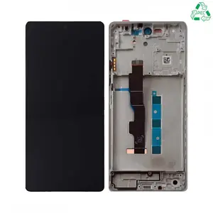 Écran Tactile Original Pulled avec Châssis (PIEC) Xiaomi Redmi Note 13 5G Blanc