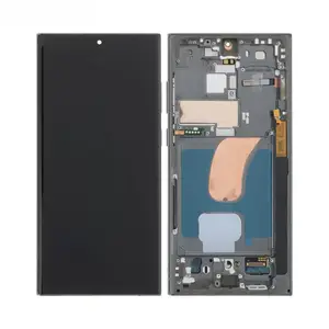 Écran Tactile Soft Oled avec Châssis Samsung Galaxy S23 Ultra 5G S918 Vert