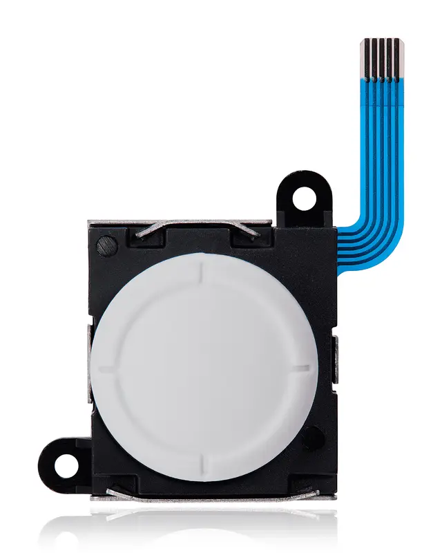 Capuchon de joystick 3D pour manette Joy-Con Nintendo Switch / Switch OLED / Switch Lite (blanc)