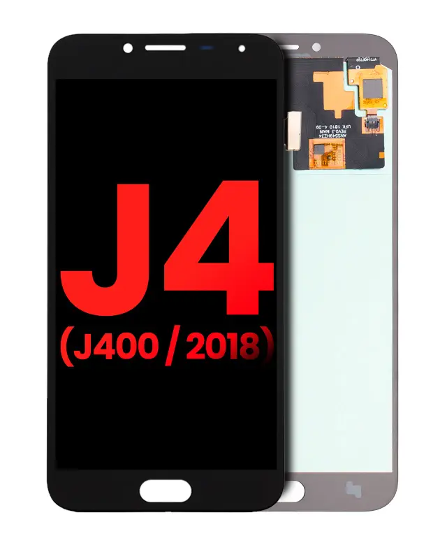 Écran OLED sans châssis pour Samsung Galaxy J4 (J400 / 2018) (compatible premium, noir)