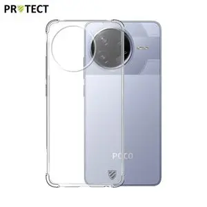 Coque Silicone Renforcée PROTECT pour Xiaomi Poco F7 Pro 5G Transparent