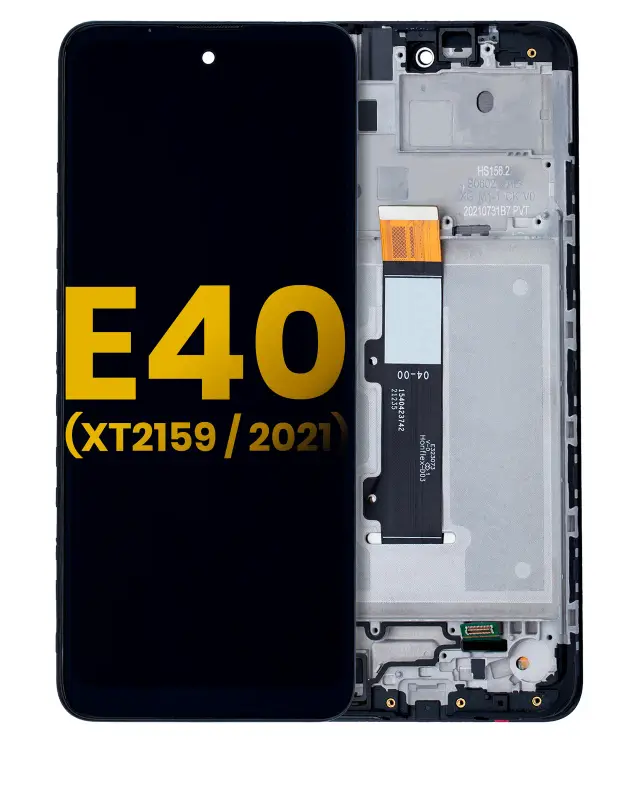 Écran LCD avec châssis pour Motorola Moto E40 (XT2159 / 2021) (reconditionné, toutes couleurs)