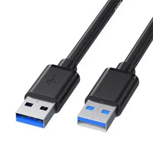 Rallonge Câble USB 3.0 Mâle vers Mâle 1m - Noir