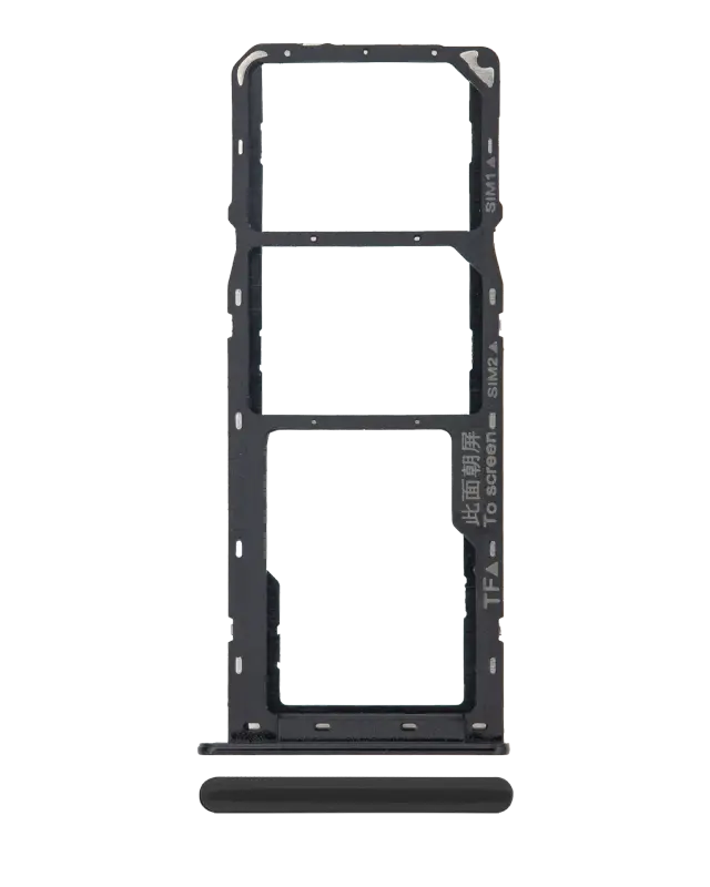Tiroir SIM pour Samsung Galaxy A10s (A107 / 2019) / A20s (A207 / 2019) (noir)