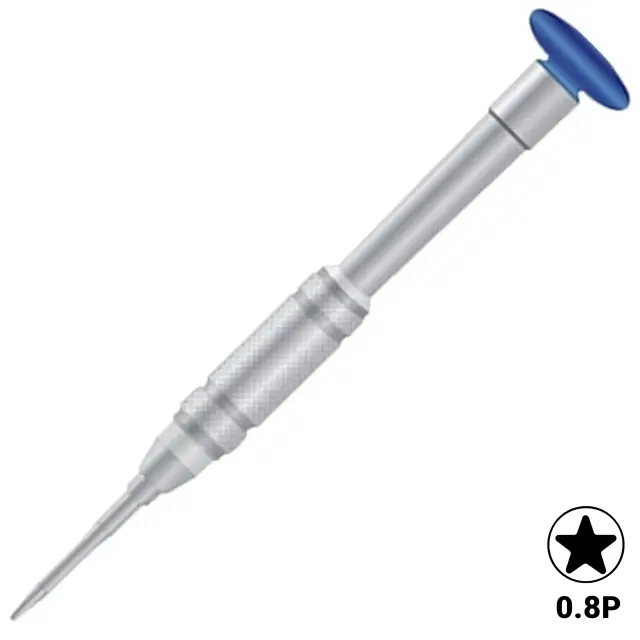 Tournevis Pentalobe (étoile à 5 branches) Nanch 0,8 mm pour iPhone