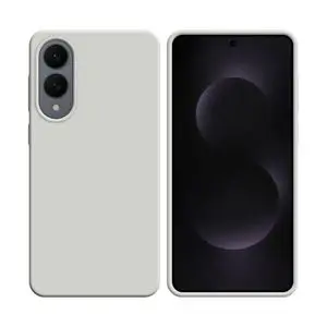 Coque Silicone Compatible pour Samsung Galaxy S25 Edge S937 (#09) Blanc