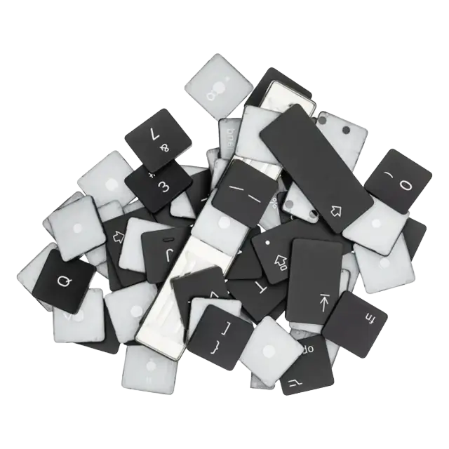 Jeu de touches pour Apple MacBook Air 13" / Pro 13" / 15" A1466 / A1425 / A1502 / A1398 (2012-2015) (anglais US, SUNREX)