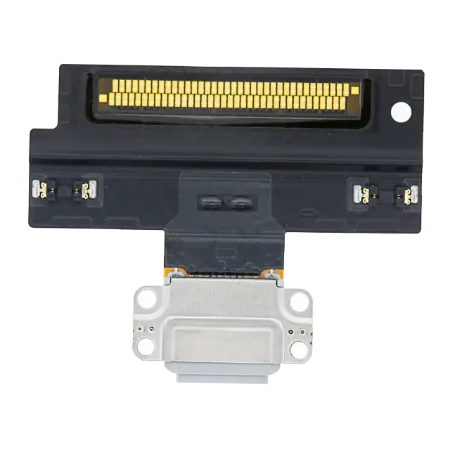 Nappe de connecteur de charge à souder pour Apple iPad Air 3 (soudure requise, blanc, premium)