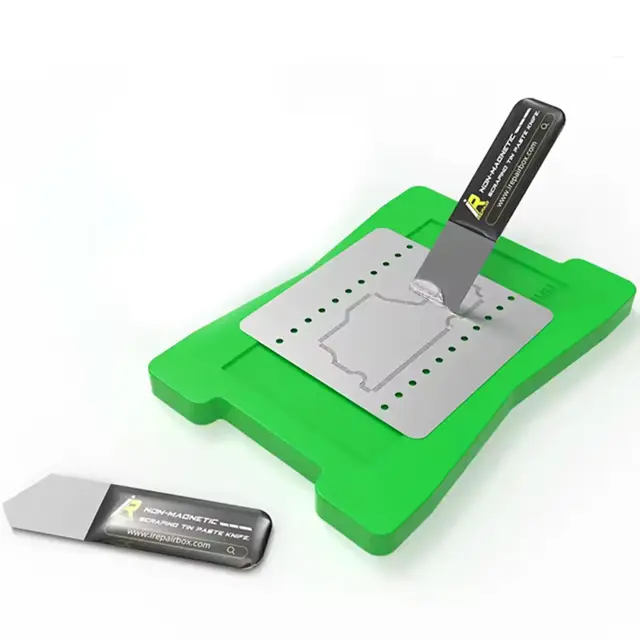 Plateforme de rebillage magnétique universelle 2UUL pour couche intermédiaire de carte mère de smartphone
