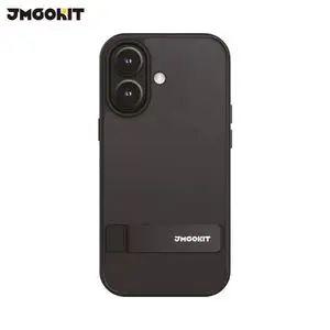 Coque de Protection Metal Bracket JMGOKIT pour Apple iPhone 17 Noir