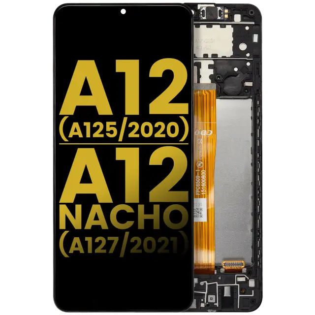 Écran pour Samsung Galaxy A12 (A125 / 2020) / A12 Nacho (A127 / 2021) (reconditionné, toutes couleurs)
