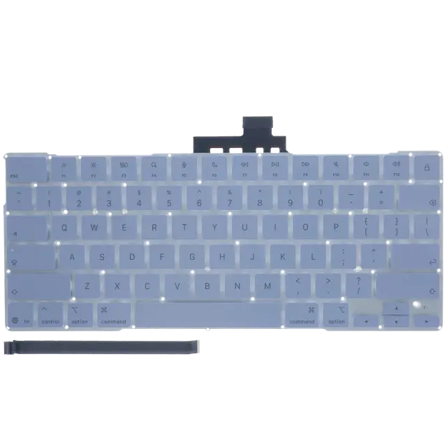 Clavier ANSI US sans Touch ID pour Apple MacBook Neo (2026) (origine, Indigo)