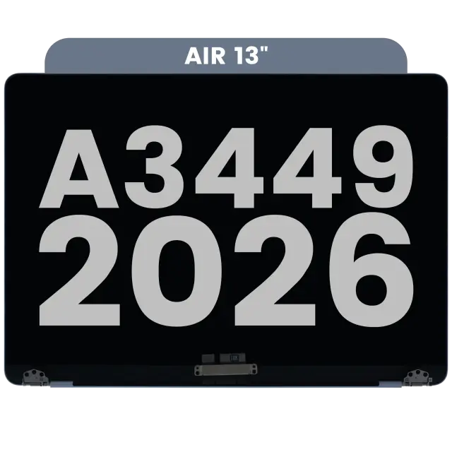 Écran pour Apple MacBook Air 13" A3449 (2026) (origine d'occasion, bleu ciel)