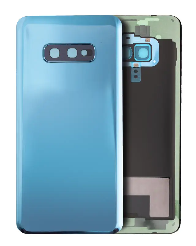 Vitre arrière pour Samsung Galaxy S10E (pack service origine, Prism Blue)