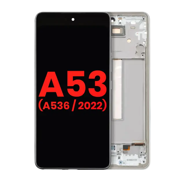 Écran pour Samsung Galaxy A53 5G ( A536 / 2022) (6.36") (compatible premium, blanc)