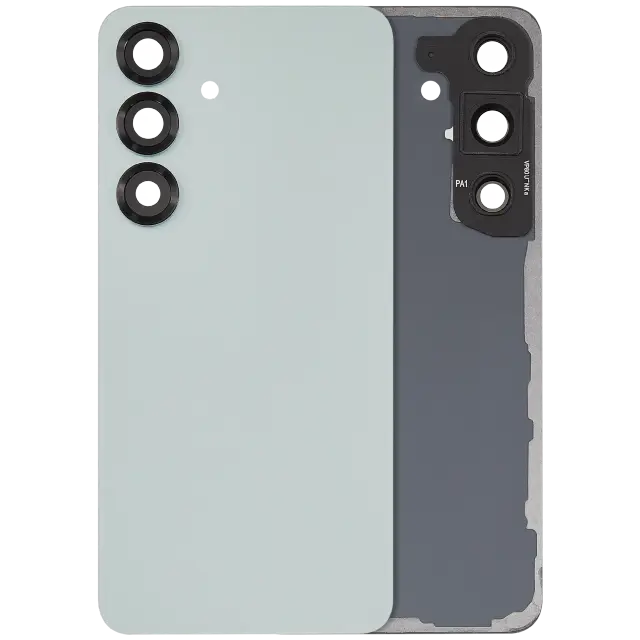 Vitre arrière pour Samsung Galaxy S25 5G (sans logo, compatible premium, Mint)