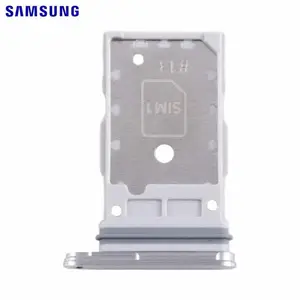 Tiroir SIM Original Samsung Galaxy S24 5G S921/Galaxy S24 Plus 5G S926 GH98-48906B Argent