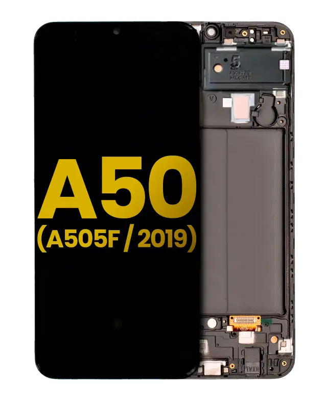 Écran OLED avec châssis pour Samsung Galaxy A50 (A505F / 2019) (reconditionné, toutes couleurs)