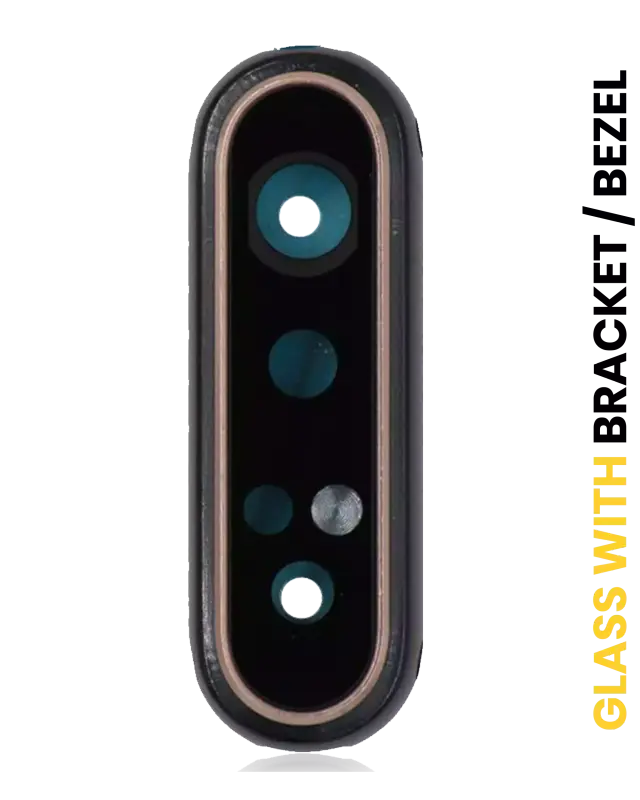 Lentille de caméra arrière avec support et anneau pour Samsung Galaxy A80 (A805 / 2019) (noir fantôme)