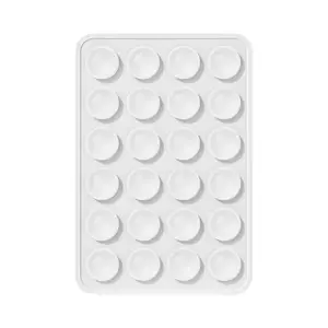 Support Ventouse Silicone Universel pour Smartphone Blanc
