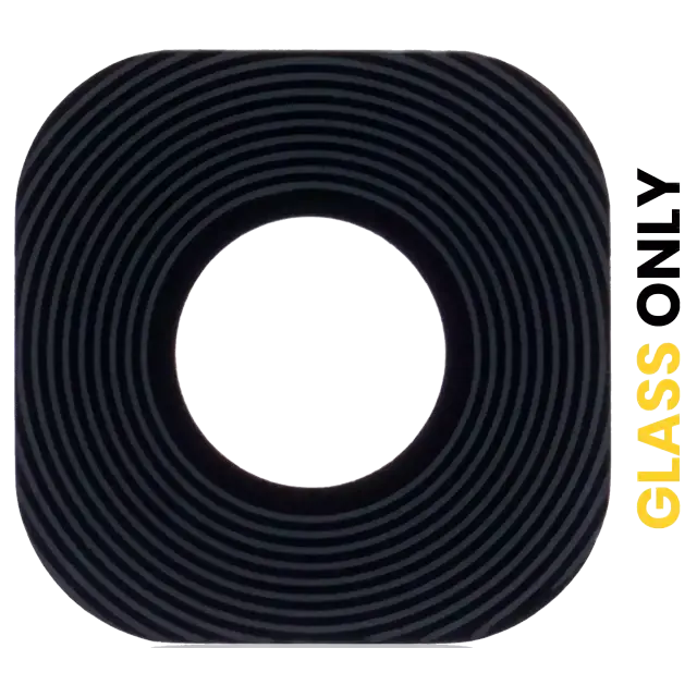 Lentille de caméra arrière avec adhésif pour Samsung Galaxy S6 Edge Plus / S7 Active / Note 5 (toutes couleurs, lot de 10)