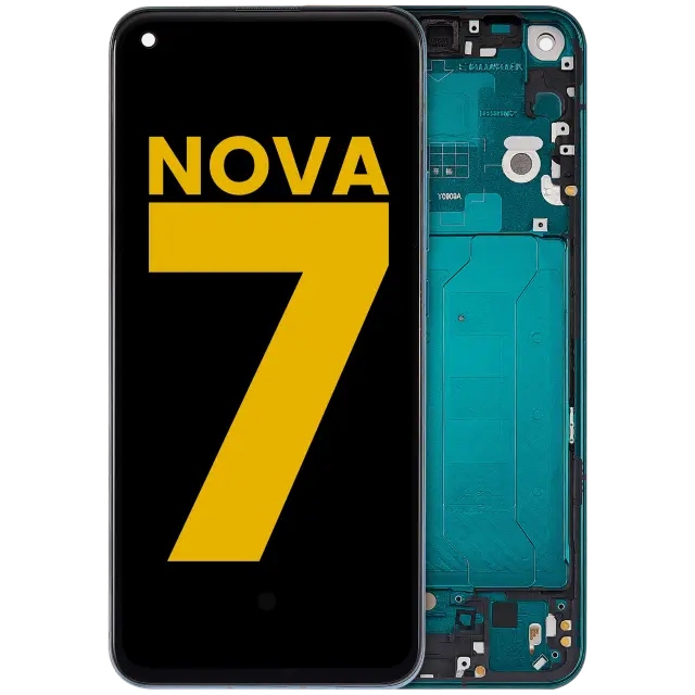 Écran OLED avec châssis pour Huawei Nova 7 (2020) (reconditionné, Forest Green)