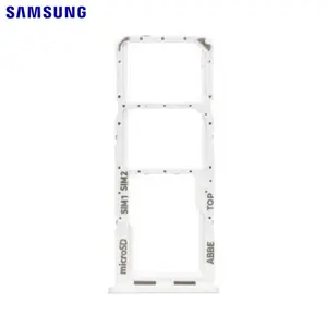 Tiroir SIM Original Samsung Galaxy A22 4G A225 GH98-46654B Blanc