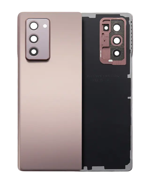 Vitre arrière pour Samsung Galaxy Z Fold 2 5G (pack service origine, Mystic Bronze)