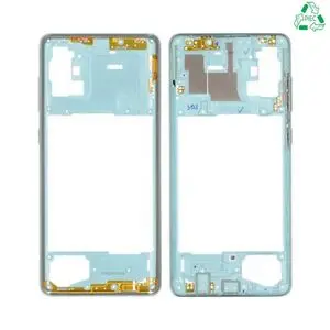 Châssis Intermédiaire Refurb (PIEC) Samsung Galaxy A71 A715 Bleu Prismatique