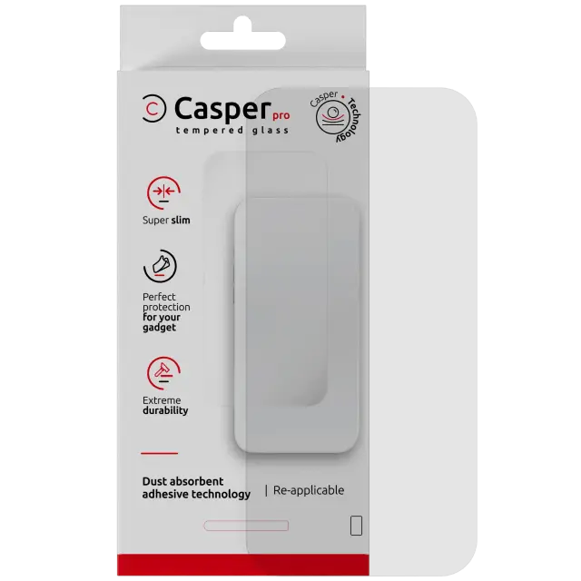Verre trempé pour iPhone Air (blister, transparent) — réf. 107282215130