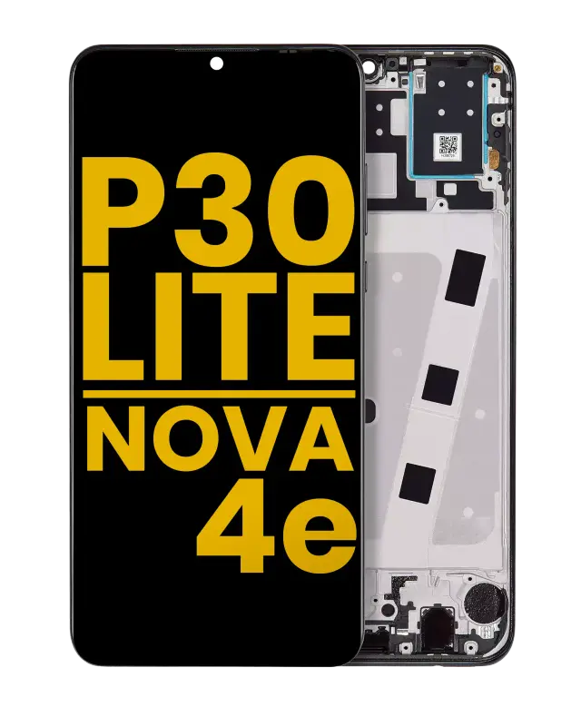 Écran pour Huawei P30 Lite / Nova 4e (Refurbished) (6GB RAM) (noir minuit)