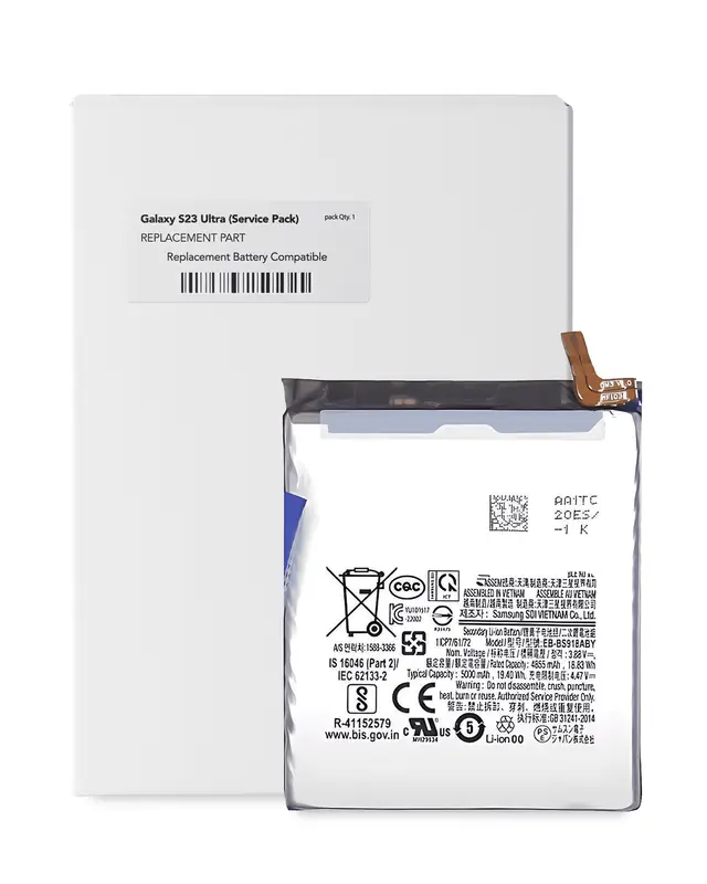 Batterie pour Samsung Galaxy S23 Ultra (pack service origine)