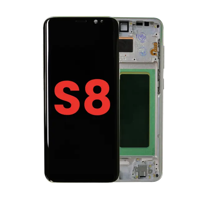 Écran OLED avec châssis pour Samsung Galaxy S8 (compatible premium, Maple Gold)