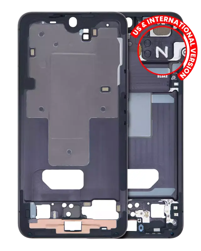Châssis pour Samsung Galaxy S22 5G (version US & internationale, noir fantôme)