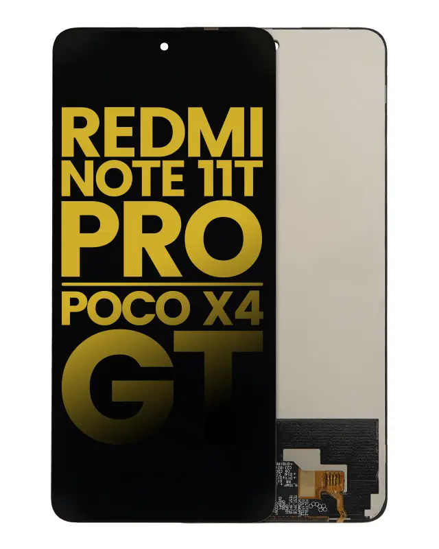 Écran pour Xiaomi Redmi Note 11T Pro / Redmi Note 11T Pro Plus / Redmi Note 12T Pro / k50i / Xiaomi Poco X4 GT (reconditionné, toutes couleurs)
