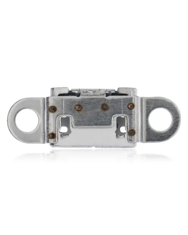 Connecteur de charge à souder — format Micro B, 5 broches, 4 points de fixation (C260)