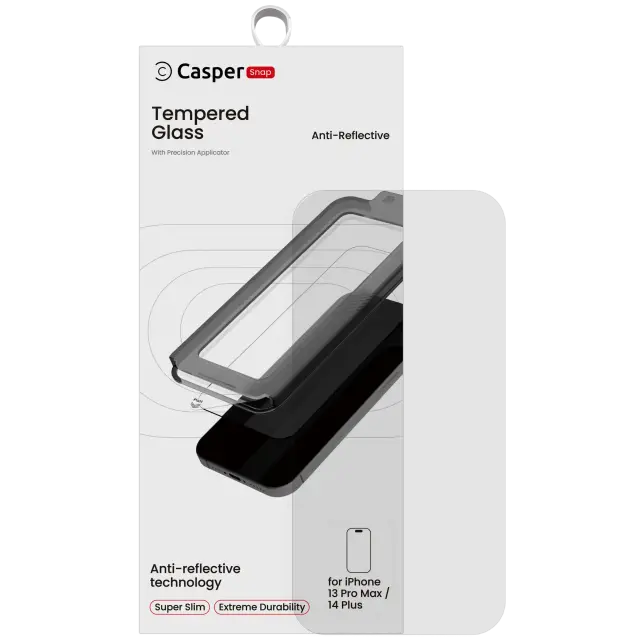 Verre trempé pour Apple iPhone 13 Pro Max / 14 Plus (blister, AR Clear)