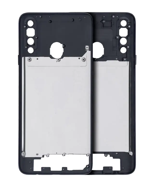 Châssis pour Samsung Galaxy A20S (A207 / 2019) (compatible premium, noir)