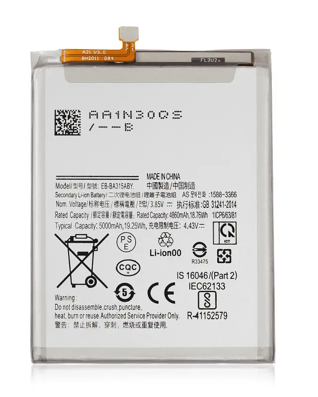 Batterie pour Samsung Galaxy A31 (A315 / 2020) / A32 (A325 / 2021) / A22 4G (A225 / 2021)