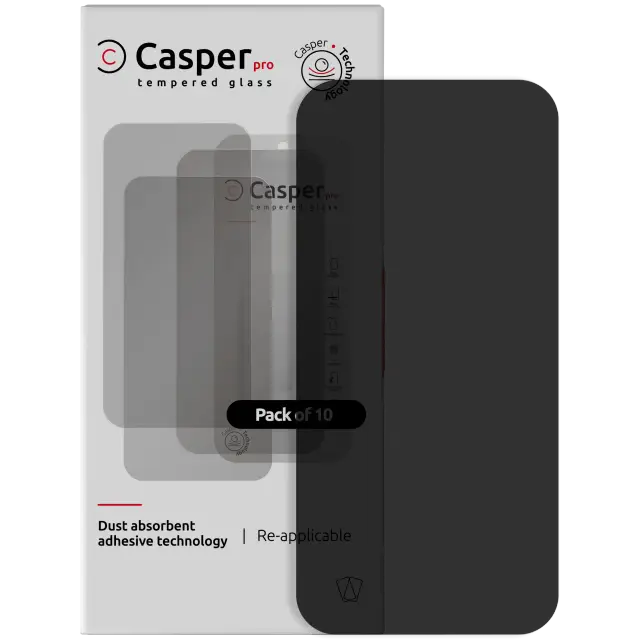 Verre trempé pour iPhone Air (lot de 10, Privacy)
